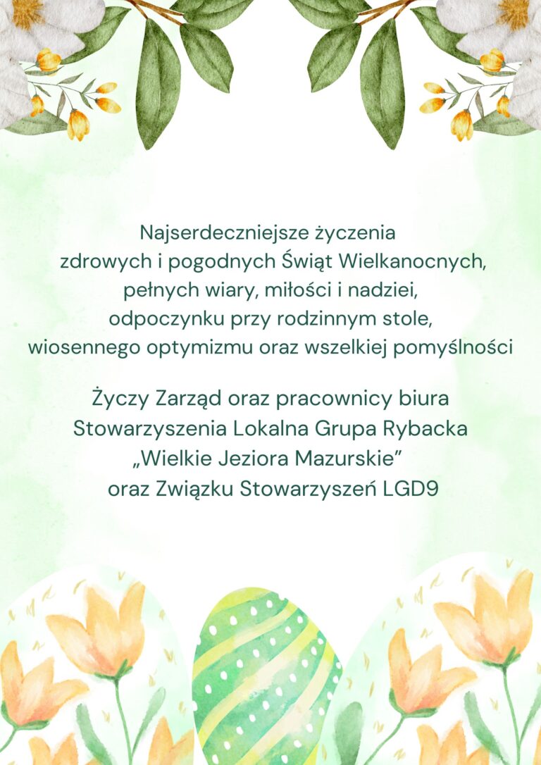 Green Watercolor Happy Easter Day Poster