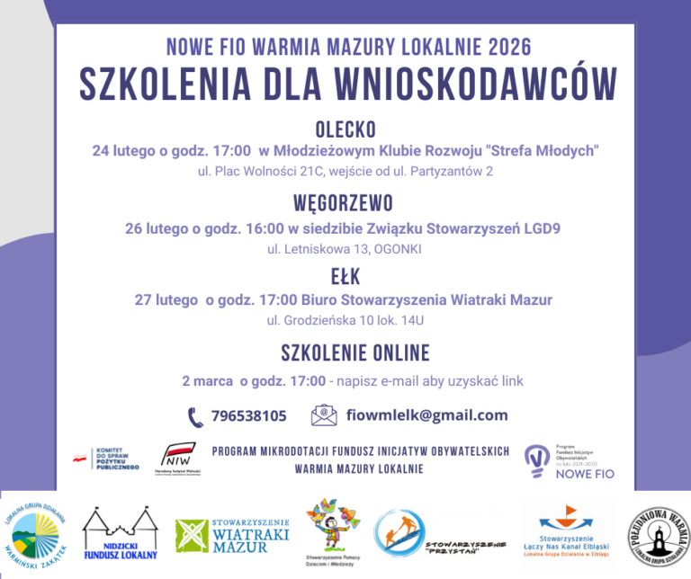 FIO WML 2026 szkolenia